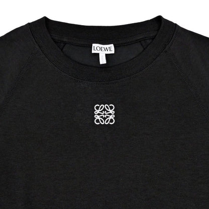 Loewe Short Sleeve Small Fit T-shirt Black S Size S359y22x96 Cotton