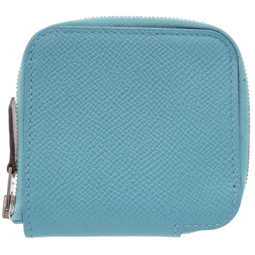 Hermes Azap Silk in Compact Mini Veau Bleu du Nord