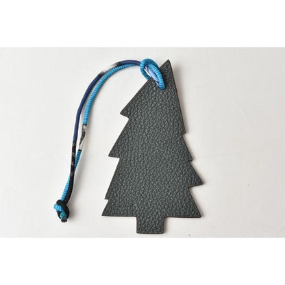 Hermes Bag Charm Lanyard Key Holder Epson Taurillon Clemence Tree Motif