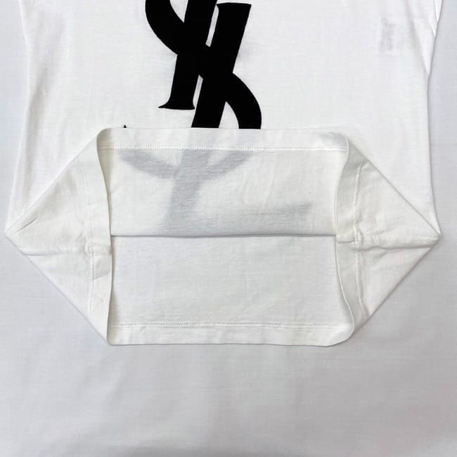 Yves Saint Laurent Tank Top White Black XS Cleaned