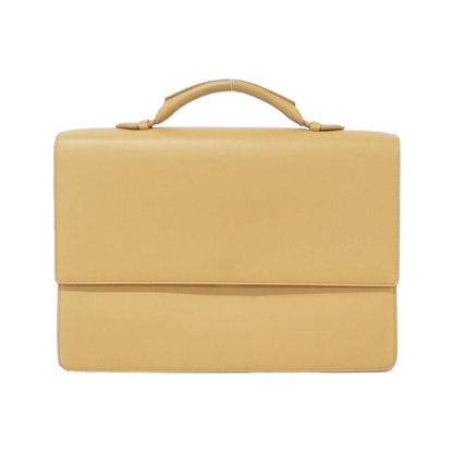 Cartier Bag Leather Beige Briefcase