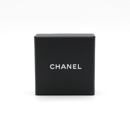 Chanel Earrings Earring Gold Black Gray Here Mark