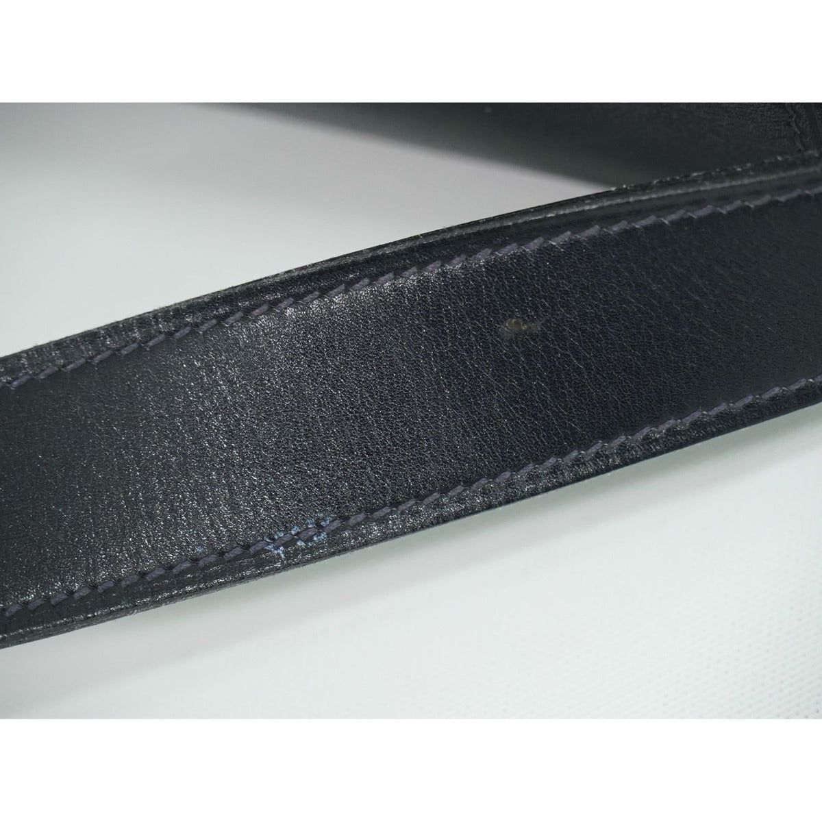 Celine Carriage Shoulder Bag Leather Navy — view 5