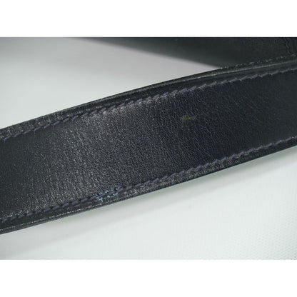 Celine Carriage Shoulder Bag Leather Navy — view 5