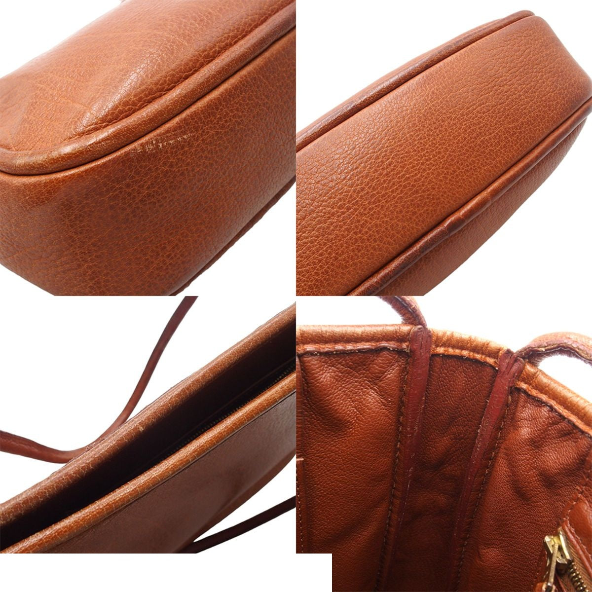 Hermes Nami Brown Gold Fjord Shoulder Bag — view 7