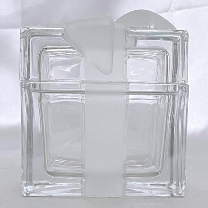 Tiffany & Co Box Clear Bow Never Used Excellent Condition Ribbon Crystal Glass