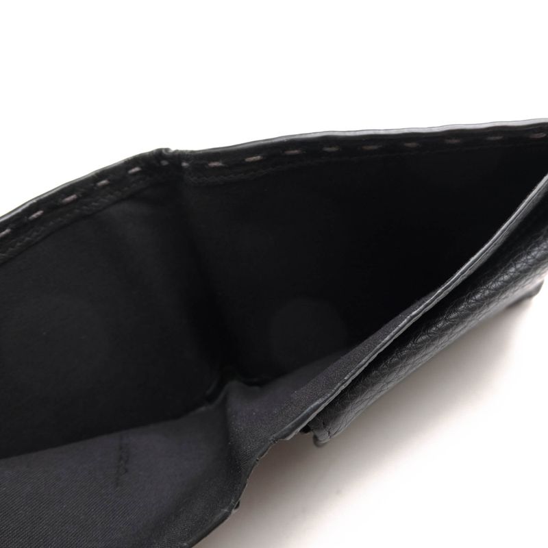 Fendi Wallet Men Wallet Leather Genuine Leather Gray 7m0194 O7n Fogxn Coin