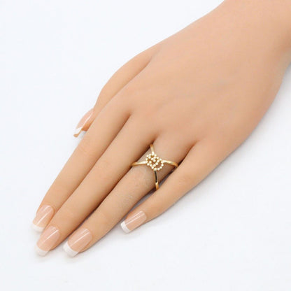 Gucci Ring GG Running Cross Logo Diamond 18K — view 9