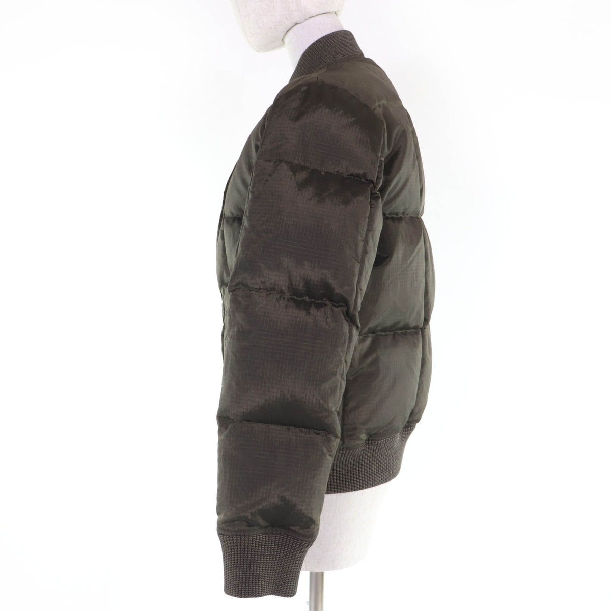 Louis Vuitton Lining Monogram Logo Down Jacket Khaki 34 Coat — view 2