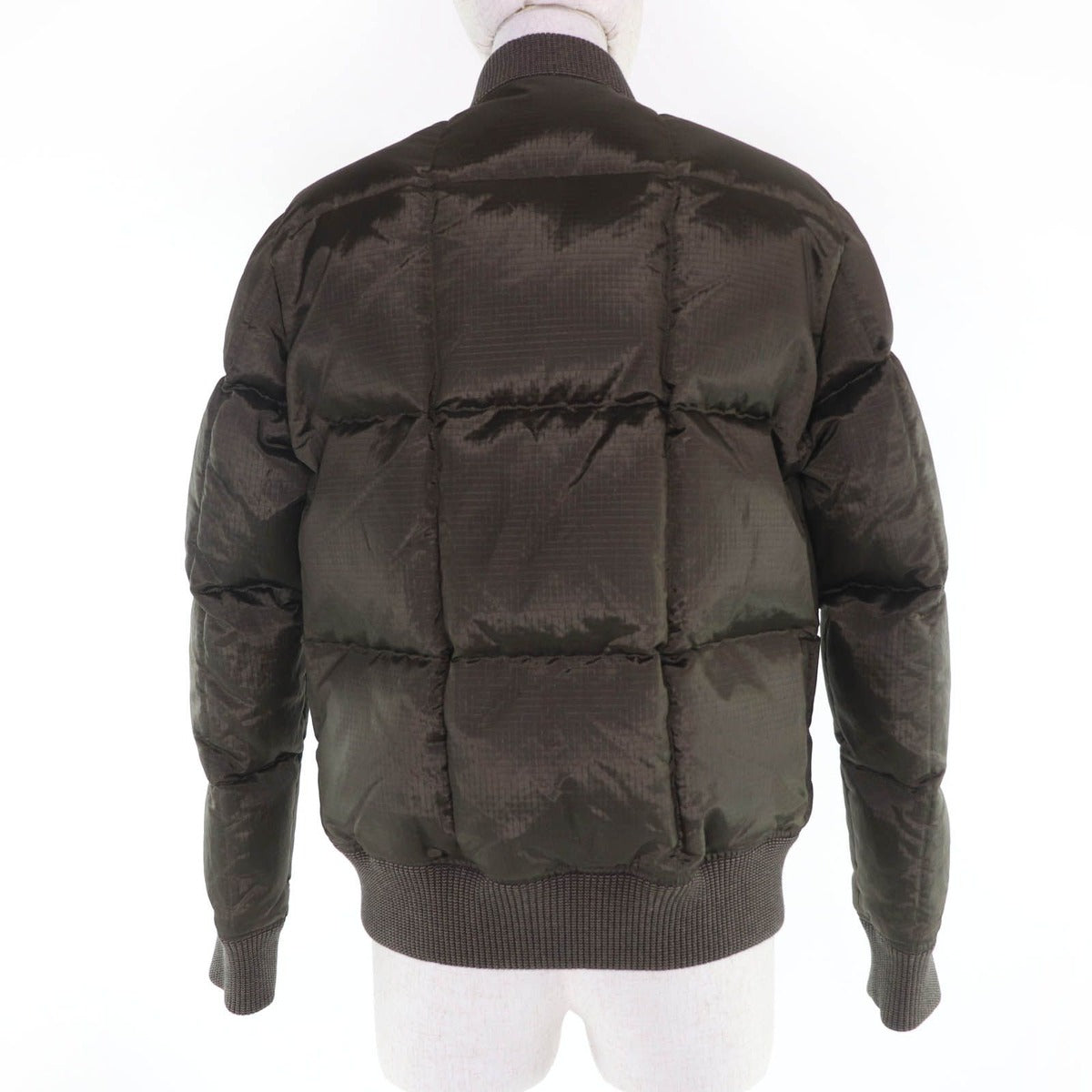 Louis Vuitton Lining Monogram Logo Down Jacket Khaki 34 Coat — view 3