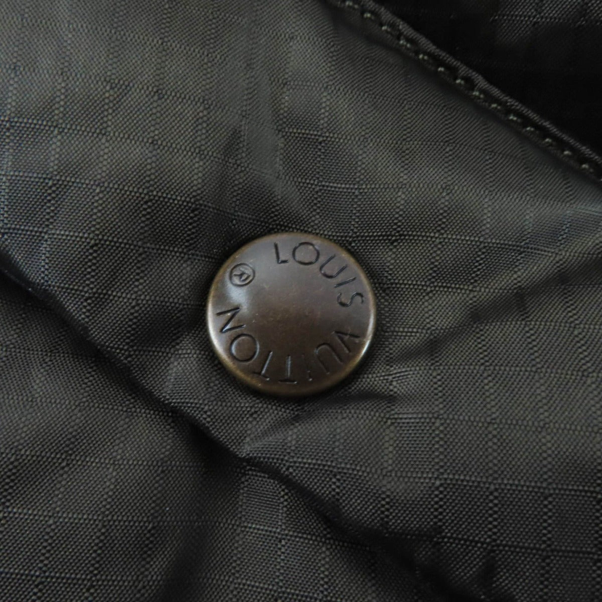 Louis Vuitton Lining Monogram Logo Down Jacket Khaki 34 Coat — view 8