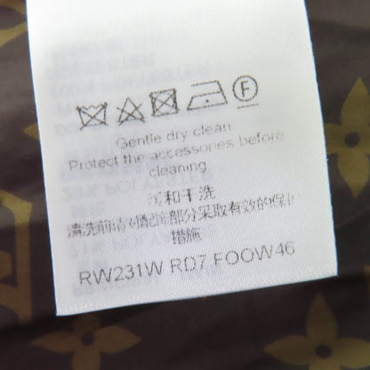 Louis Vuitton Lining Monogram Logo Down Jacket Khaki 34 Coat — view 9