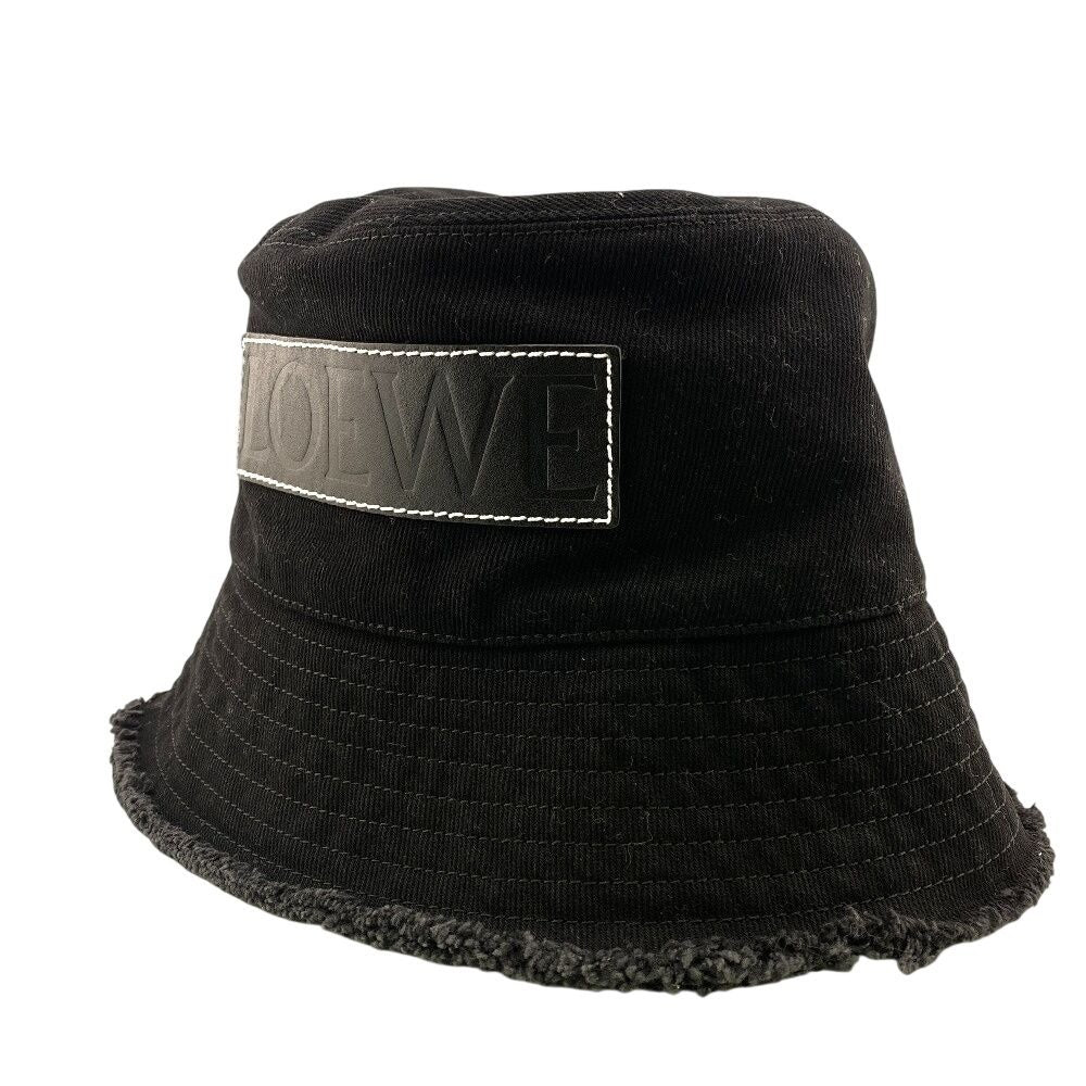 Loewe Logo Fringe Hat Black