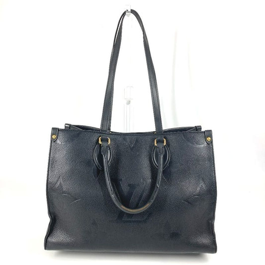 Louis Vuitton Tote Bag On The Go MM M45595 Monogram Empreinte Leather Noir Black