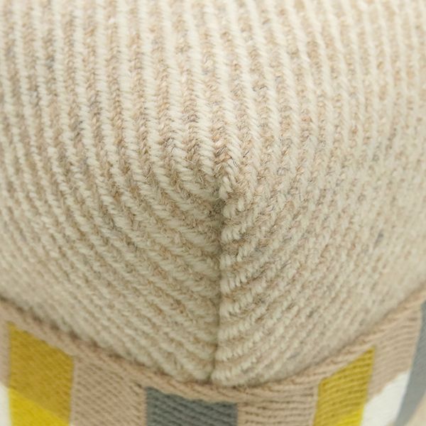 Hermes Pouch Brid a Black Au Carré PM Wool Sègre Silver Hardware Handbag Vanity