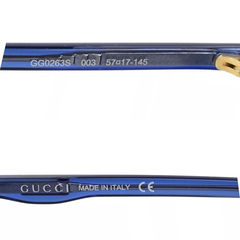 Gucci Sunglasses Light Blue Gg0263s 68bs042