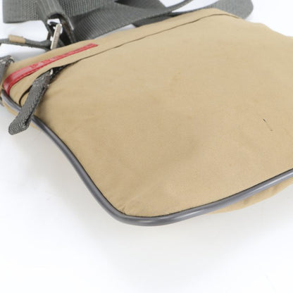Prada Sport Shoulder Bag Crossbody Messenger 4va032 Beige Business Commuter