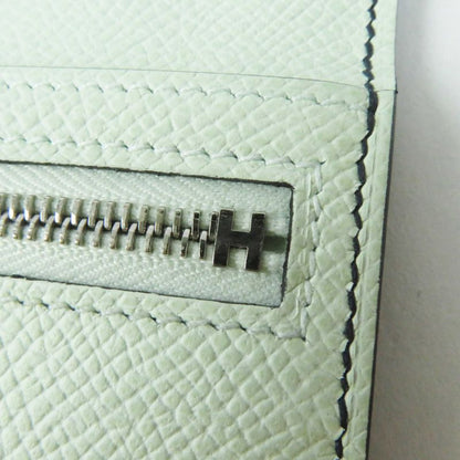 Hermes Bearn Souffle Verso Blue Prus/vert Fizz Silver Hardware Vaux Epson Long