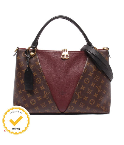 Louis Vuitton 2-Way Shoulder Bag Crossbody Tote MM Monogram