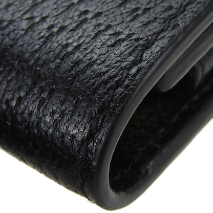 Gucci Key Case 435305 GG Marmont Leather Black 6-stack Ladies Men's Gucci