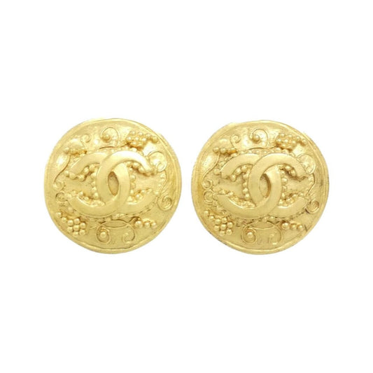 Chanel Vintage Earrings Gold