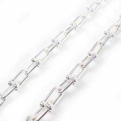 Tiffany & Co Graduated Link Necklace Silver Weight — view 4