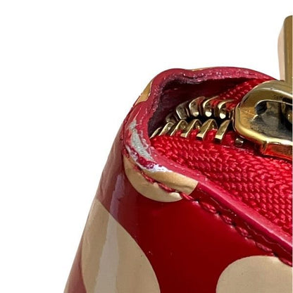 Louis Vuitton Vernis Dot Infinity M91572 Yayoi Kusama Round Zipper Long Wallet