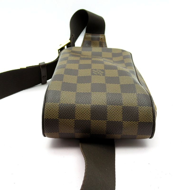 Louis Vuitton Geronimos N51994 Damier Ladies Body Bag Brown Excellent Condition