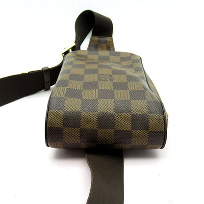 Louis Vuitton Geronimos N51994 Damier Ladies Body Bag Brown Excellent Condition