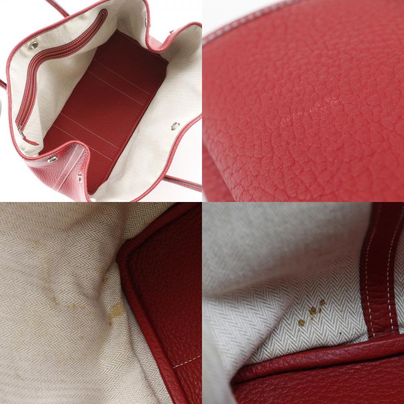 Hermes Garden Party PM Negonda Red □P Ladies Tote Bag