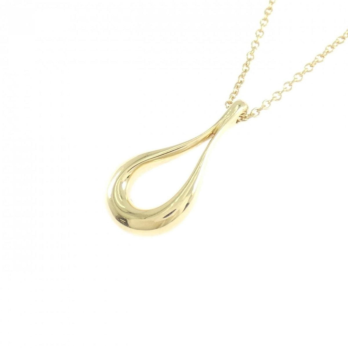 Tiffany & Co Open Teardrop Necklace — view 4