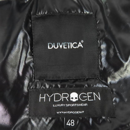 Bvlgari Duvetica Hydrogen Animal Patch Wzip Hooded Down Vest Gilet Hoodie — view 7