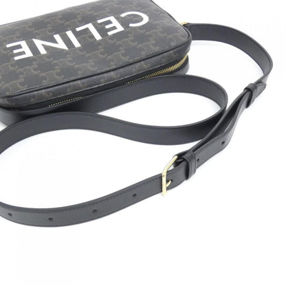 Celine Shoulder Bag Canvas Black — view 5