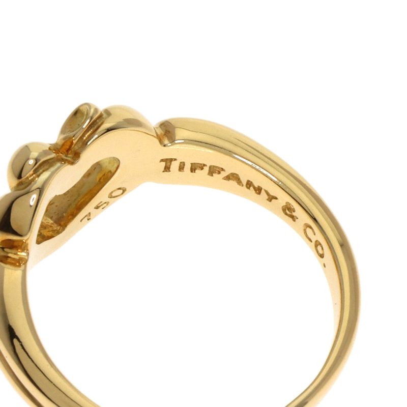 Tiffany & Co Tiffany & Co Ribbon Heart Ring - Ring 18K Yellow Gold Ladies