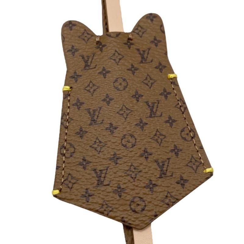 Louis Vuitton Bag Charm LV Dog M02323 Monogram Flower Clesarm Beige Brown Louis