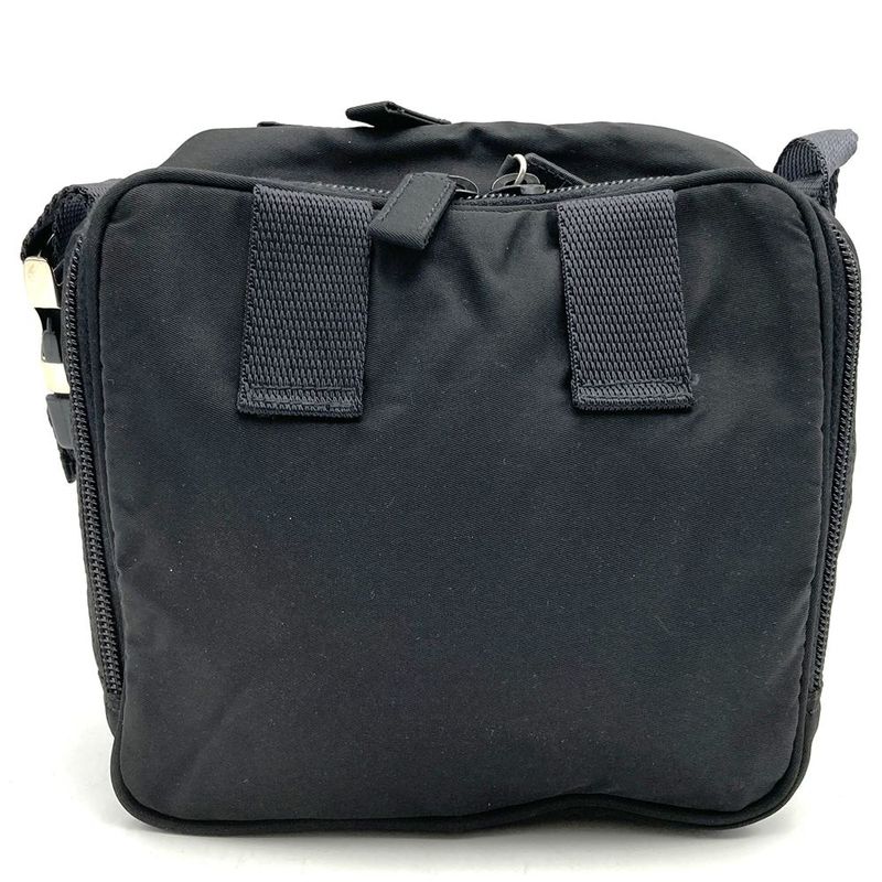 Prada Mini Shoulder Bag Waist 2way Black Nylon Ladies Men Fashion Triangle Logo