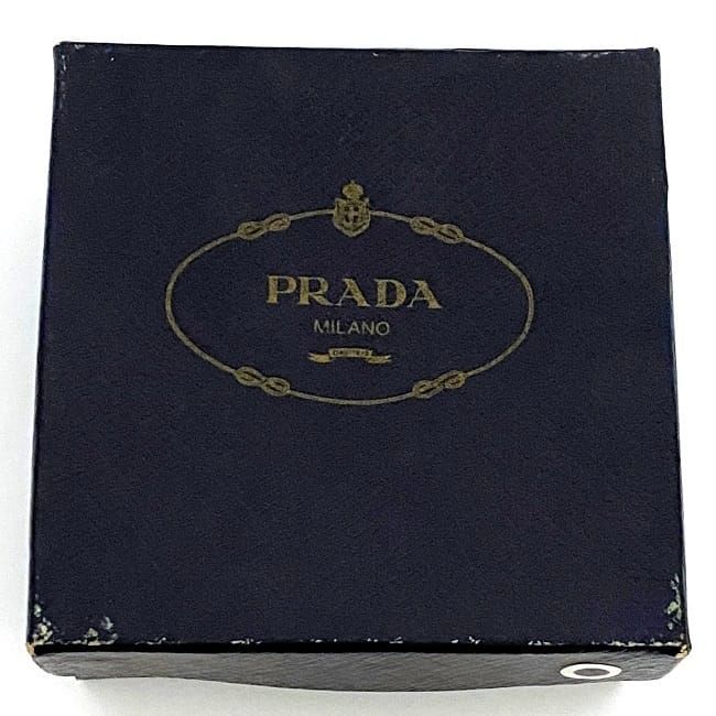 Prada Bracelet Black Excellent Condition Rare Leather GP Preowned Prada