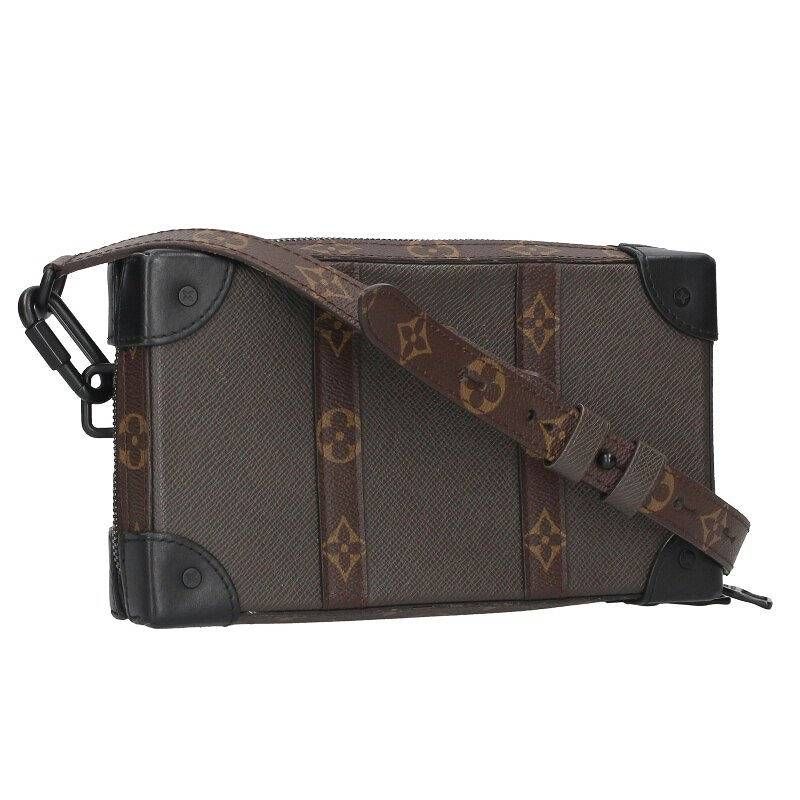 Louis Vuitton M30697 Soft Trunk Wallet Taiga Monogram Shoulder Bag Men's