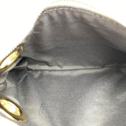 Fendi Triplet 8bs001a1fs Triplet Pouch Leather Clutch Bag Flower White/red/brown