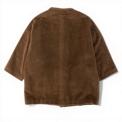 Gucci Vintage Bamboo Baby Alpaca Blend Overcoat 42 Brown Outercoat Jacket — view 3