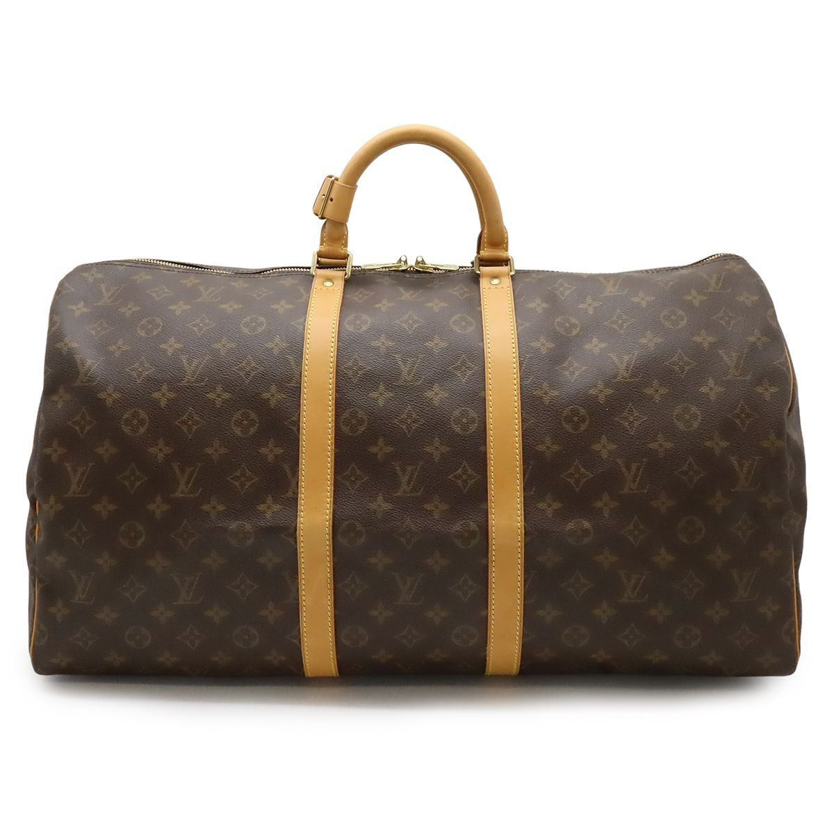 Louis Vuitton Monogram Keepall 55 Boston Bag Travel Purse