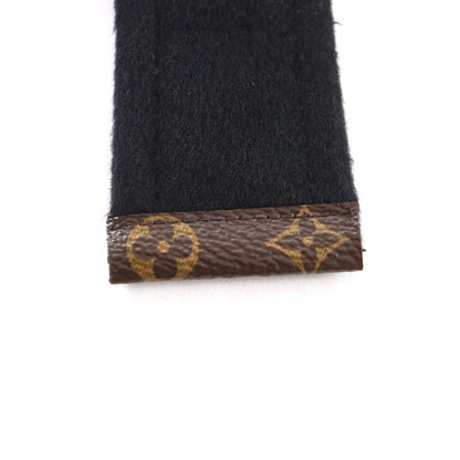 Louis Vuitton Wool Silk Blend Collar Lamfa Monogram Double Face Belted Coat — view 7