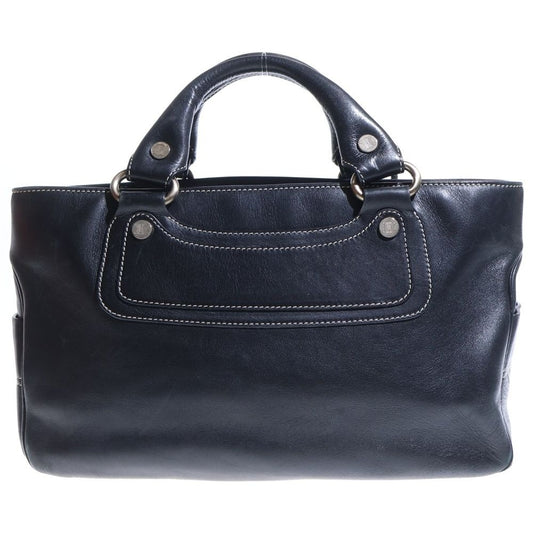 Celine Macadam Boogie Bag Black Leather Handbag