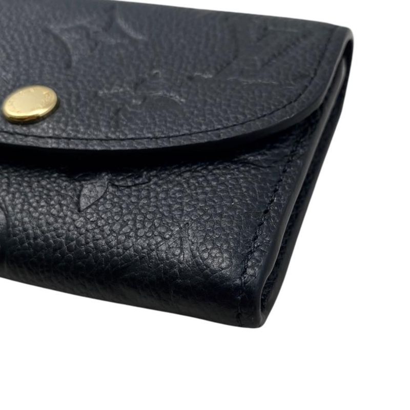 Louis Vuitton Coin Case Portmonnaie Rosalie M81455 Monogram Empreinte Noir