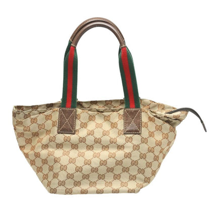 Gucci 131228 Tote Bag GG Canvas Handbag Gucci Beige