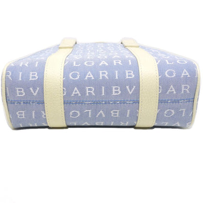 Bulgari Bvlgari Logomania Handbag Women Blue Light Blue