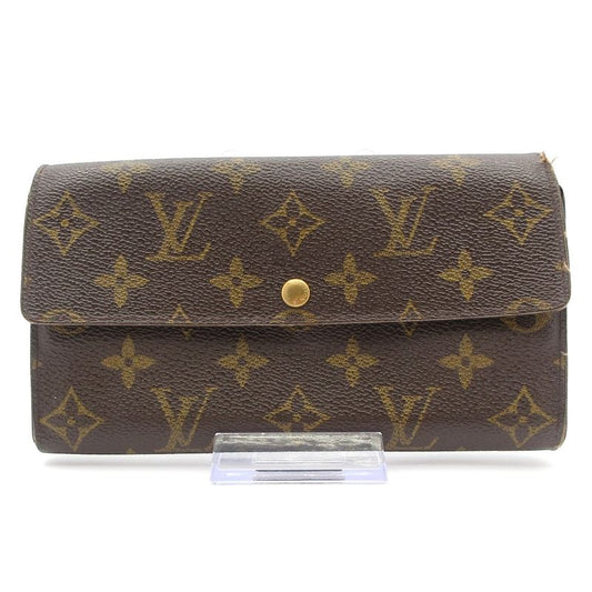 Louis Vuitton Monogram Pochette Cles M61725 Leather Long Wallet