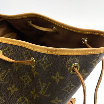 Louis Vuitton Montsourisgm Monogram Leather × PVC Brown Backpack Gold M51135