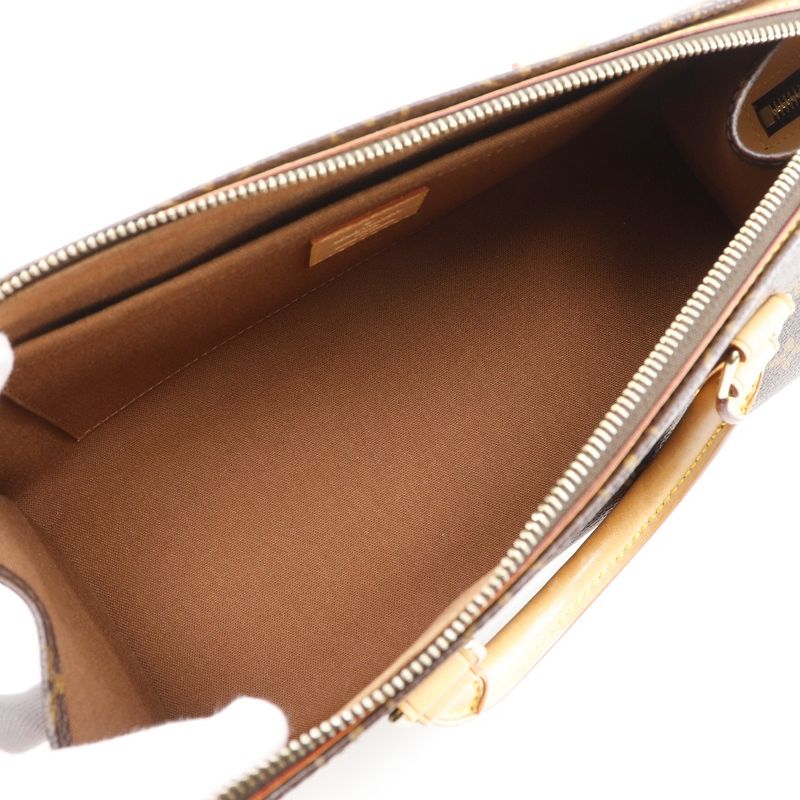 Louis Vuitton Popincourt M40009 Monogram Canvas Brown Vi0065 Ladies Handbag