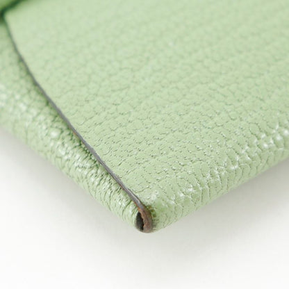 Hermes Bastia Chevre Green B Ladies Coin Case